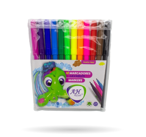 PLUMON LAVABLE X12 COLORES GRUESO