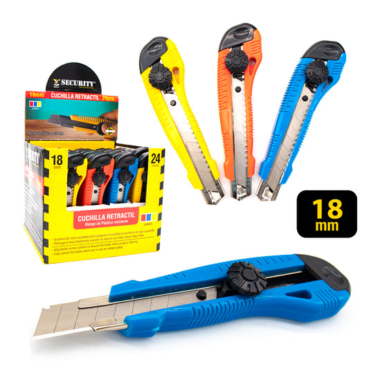 CUCHILLA RETRACTIL 18MM